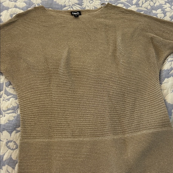 INC Metallic Knit Top XS - Picture 8 of 9